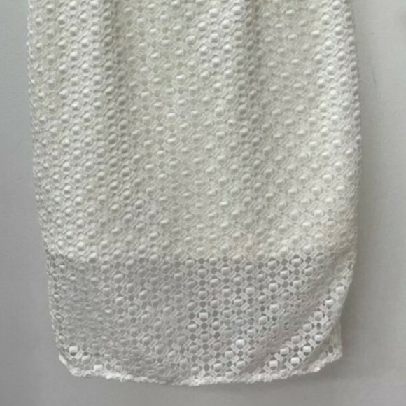KOOKAI Lucia White Lace Overlay Strapless Midi Pencil Dress RRP$200 - Picture 8 of 10
